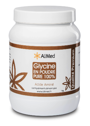 Glycine pure en poudre - Qualité Premium Pot de 1kg