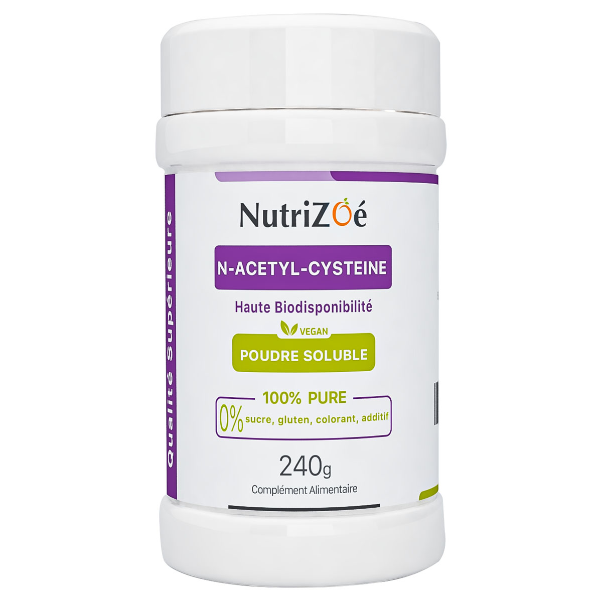 N-Acétyl Cystéine en poudre |Pot 240 g