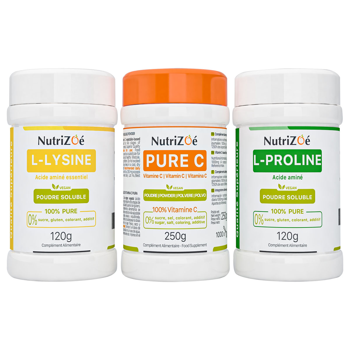 Pack CPL - Vitamine C - Proline - Lysine