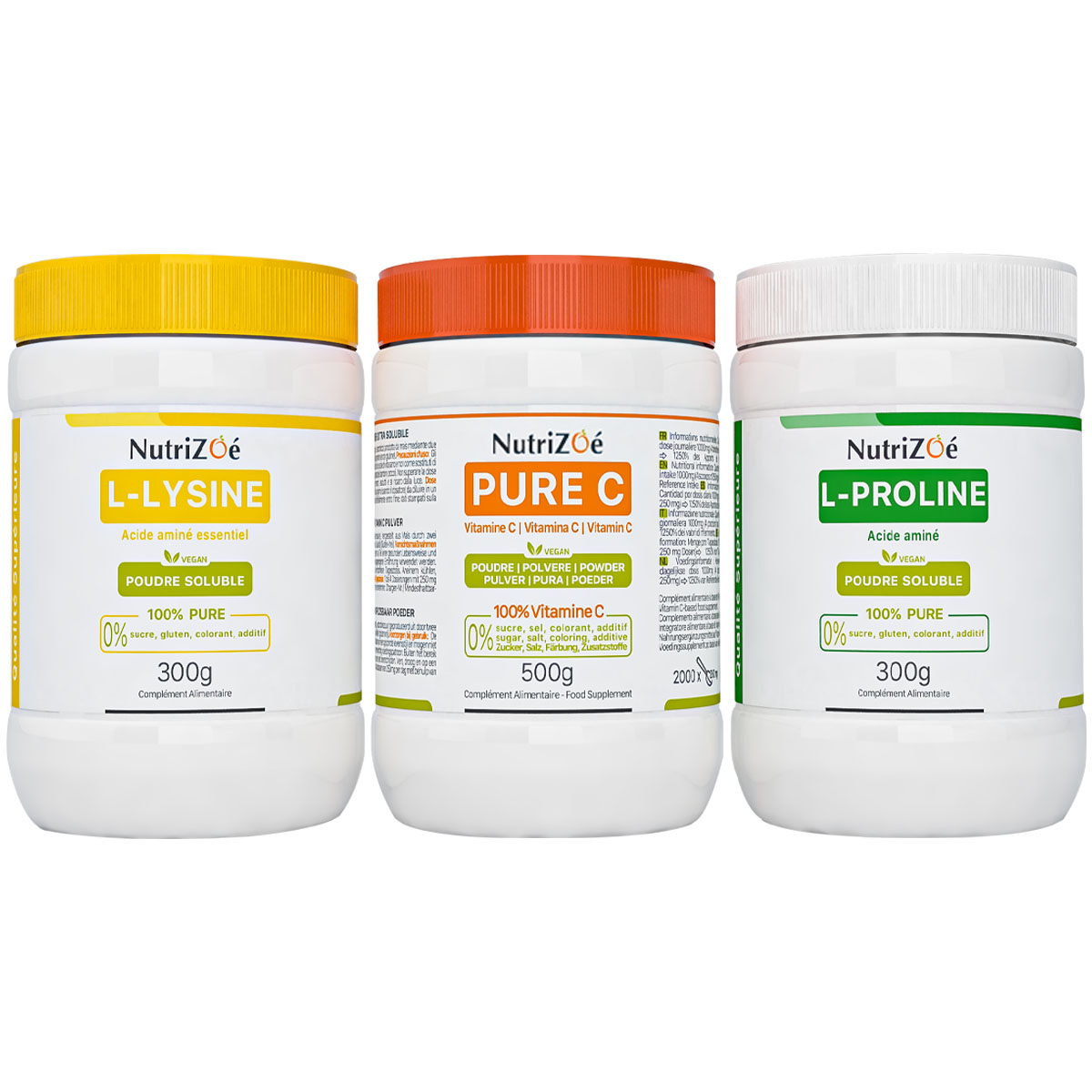 Pack XL CPL - Vitamine C - Proline - Lysine