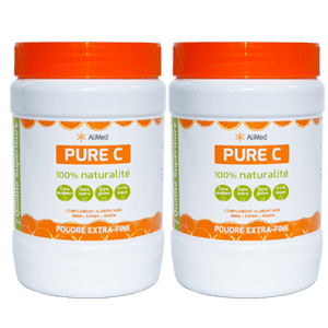 Vitamine C  en poudre | Pack 2 Pots 500g