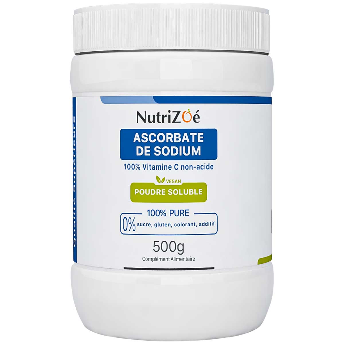 Ascorbate de Sodium en poudre | Pot 500 gr 